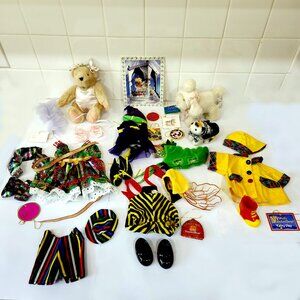 Muffy Vanderbear with Outfits, Accessories, Lulu the Dog, Purrlie the Cat